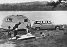 Renault Domaine (1957) – Urlaubs-Idyll mit Notin-Wohnanhänger