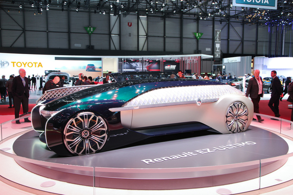 Renault EZ Ultimo (2019) - Premiere - autonom fahrendes Fahrzeug - Genfer Automobilsalon 2019