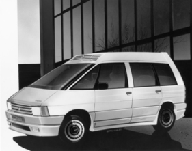 Renault Espace Telekomm 2000 Z (1985) - Zender-Studie mit Hochdach und mobiler Computer-Einrichtung