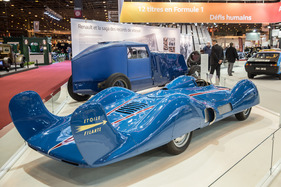 Bild Renault Etoile Filante (1956) - Turbinen-Rekordfahrzeug mit 270 PS - Rétromobile Paris 2016