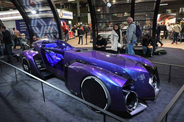 Renault Filante Record (2025) – dem 40 CV nachempfunden soll auch dieses Auto mit einem Gewicht von weniger als 1000 kg Rekorde einfahren – Rétromobile Paris 2025