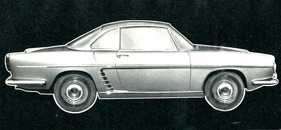 Renault Floride (1959) - Seitenansicht der Coupé-Version Renault Floride (1959) - Seitenansicht der Coupé-Version