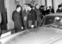 Renault Floride (1962) am Genfer Automobilsalon - Präsentation der Neuerungen - Renault-Generaldirektor P. Dreyfus, Huschke von Hanstein von Porsche, Bernhard Cahier (© Archiv Automobil Revue) Renault Floride (1962) am Genfer Automobilsalon - Präsentation der Neuerungen - Renault-Generaldirektor P. Dreyfus, Huschke von Hanstein von Porsche, Bernhard Cahier (© Archiv Automobil Revue)