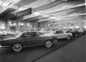 Renault Floride - am Renault-Stand des Genfer Autosalons von 1961