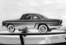Renault Floride - präsentiert auf einer rotierenden Platte - Genfer Autosmobilsalon 1959