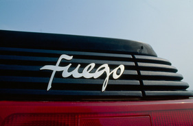 Renault Fuego (1980) - Fuego-Aufschrift beim GTX