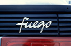 Renault Fuego (1981) - Schritzug auf dem Heck des GTX