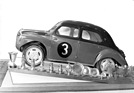 Renault Heck (1954) - der Grosjean-Rennwagen mit 900 cm3 ist schnell zu einem Begriff geworden - Genfer Automobilsalon 1955