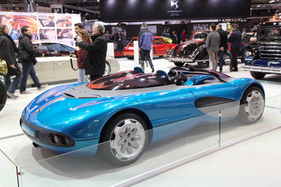 Renault Laguna Roadster (1990) - sozusagen ein Vorfahre des Renault Spiders - Rétromobile Paris 2017