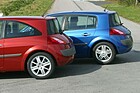 Image: Renault Mégane (2002) - The rear was very characteristically shaped