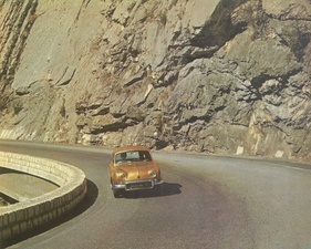 Renault Ondine (1962) – in den Schweizer Alpen (1962)