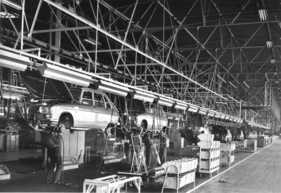 Renault R16 (1965) - Produktionslinie in Havre-Sandouville