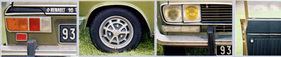 Renault R16 TX (1974) - das Typenschild sagt wenig, die Alufelgen mehr, die Halogenscheinwerfer leuchten besser und die eltromagnetische Türverriegelung ist ein Plus