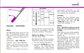 Renault R4 Owner's Manual - Page 21 (1962)