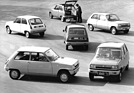 Renault R5 (1972) - die ganze Palette auf einem Bild