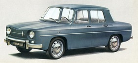 Renault R8 (1962) - Werbeillustration