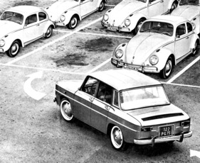 Renault R8 Major (1964) - fährt direkt ins Käfer-Umfeld - aus dem Artikel 'R8 Major greift an'
