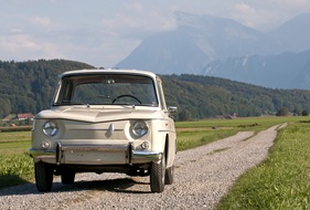 Renault R8 Major (1964) - rollt auf schmalen aber relativ grossen Rädern (1964)
