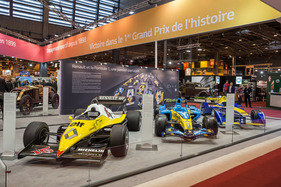 Renault RE 40 (1983) - 750 PS produzierte der V6-Turbomotor - Rétromobile Paris 2016 Renault RE 40 (1983) - 750 PS produzierte der V6-Turbomotor - Rétromobile Paris 2016
