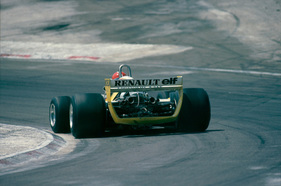 Renault RS10 (1979) - Bald sahen die Konkurrrenten den Turborenner häufig von hinten (GP Frankreich in Dijon)