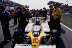 Renault RS10 (1979) - In der Startaufstellung zum GP Holland in Zandvoort Renault RS10 (1979) - In der Startaufstellung zum GP Holland in Zandvoort
