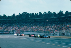 Renault RS10 (1979) - Pironi (Tyrrell), Arnoux (Renault), Villeneuve (Ferrari), Tambay (McLaren), Laffite (Ligier) und Watson (McLaren)