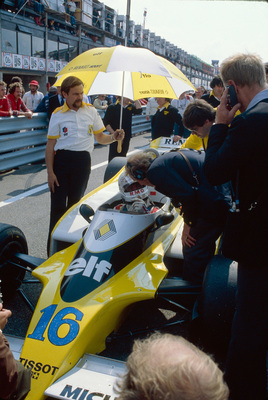 Renault RS10 (1979) - René Arnoux in der Startaufstellung von Zandvoort
