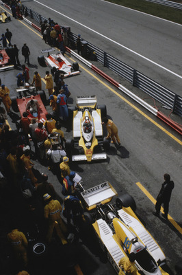 Renault RS10 (1979) - Stau an der Box beim GP Holland in Zandvoort