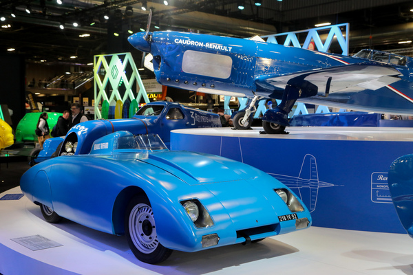 Renault Riffard Tank 4 CV (1956) - heute Teil der "The Originals Renault - La Collection" - Rétromobile Paris 2024