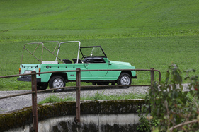 Renault Rodéo 4 (1980) - das Gestänge könnte natürlich (mit Aufwand) auch noch abgebaut werden