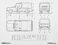 Bild: Renault Rodéo 6 (1974) - Abmessungen