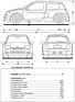 Renault Sport Clio V6 24V (1998) - Abmessungen des Prototypen