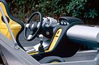Image: Renault Sport Spider (1995) - minimalist interior, specially designed for this model