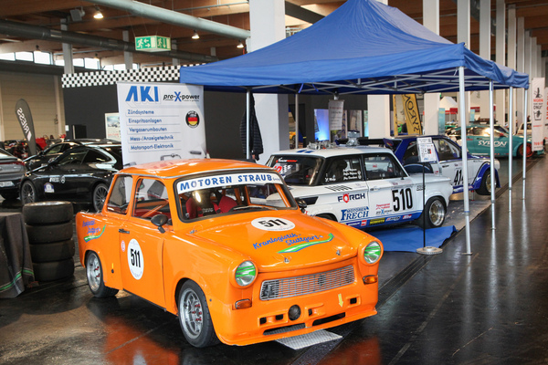 Renn-Pappe bereit für die Demolläufe - Motorworld Classics Bodensee 2022