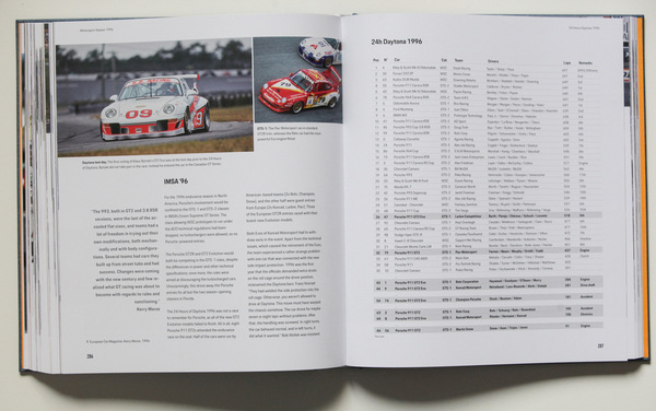 Rennergebnisse - Buch "911 GT2"