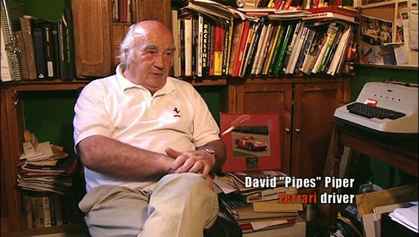 Rennfahrer David Piper fuhr damals für Ferrari - Standbild aus dem Film The Snake and the Stallion