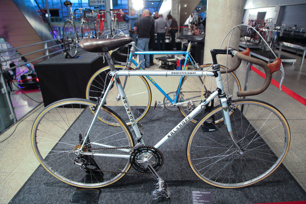 Bild Rennrad Kalkhoff Professional von ca. 1976 - nur etwa 70 Exemplare dieses Rads wurden gebaut von 1976 bis 1984 - Bremen Classic Motorshow 2019