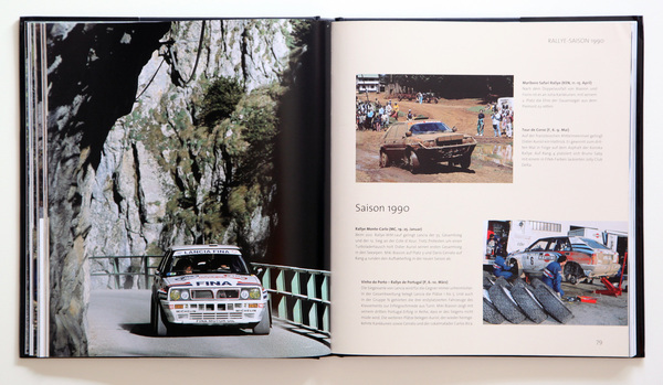 Rennsporterfolge - Saison 1990 - Buch "Lancia Delta HF Integrale - die Geschichte eines Champions"