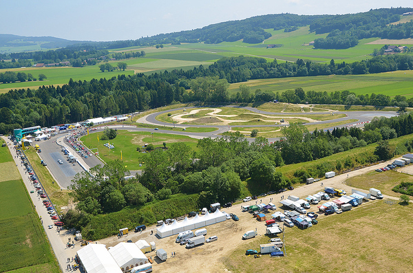 Image: Race track feeling, aerial view