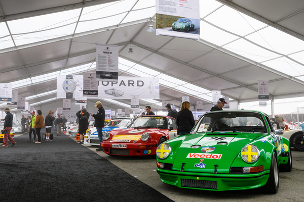 Rennwagen in Reih' und Glied - Porsche Rennsport Reunion 2018