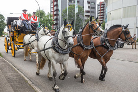 Ress BRD Postkutsche 5-spännig (1975) – Luzern to Basel Veteran Run 2024