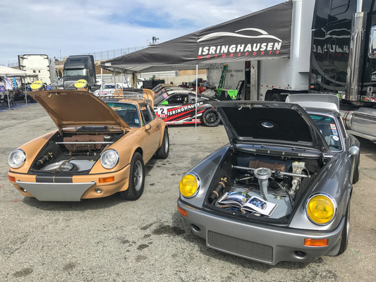 Restaurier und Optimierer bemühen sich um die Gunst der Besucher - Porsche Rennsport Reunion 2018