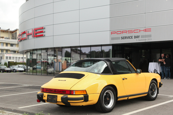 Restaurierter Porsche Carrera Targa - Porsche-Center Schlieren Service & Classic Day 2015