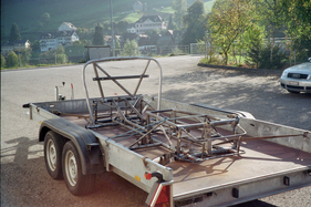 Restaurierung des TVR Grantura Mk IIA (1960) - 2011 - Das Chassis ist vorbereitet für den Neuaufbau