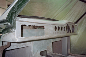 Restaurierung des TVR Grantura Mk IIA (1960) - 2012 - Das Armaturenbrett ist neu aufgebaut