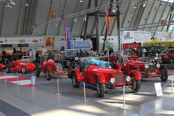 Retro Classics Stuttgart 2012 - Impressionen - Maserati-Monoposti der Vor- und Nachkriegsära in der Maserati-Sonderschau