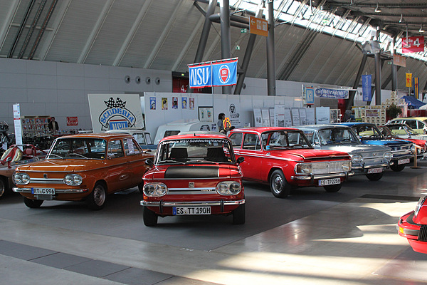 Retro Classics Stuttgart 2012  - Impressionen - beeindruckende NSU-Kollektion auf einem Clubstand