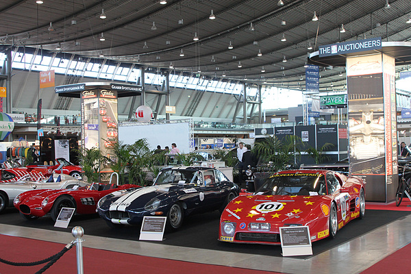 Retro Classics Stuttgart 2012 - Impressionen - wunderschöne Rennwagen auf dem gemeinsamen Stand der Graber Sportgarage und der Oldtimer Galerie Toffen