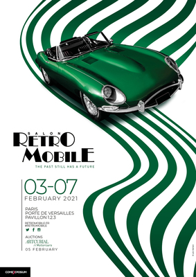 Rétromobile Paris 2021 Plakat