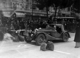 Riley 12/4 Sprite Two Seater Sports (1937) - an der Rallye Monte Carlo - als Lot 261 angeboten an der Bonhams Amelia Island Versteigerung am 3. März 2022